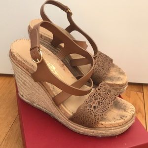 Ferragamo Espadrille Platforms!